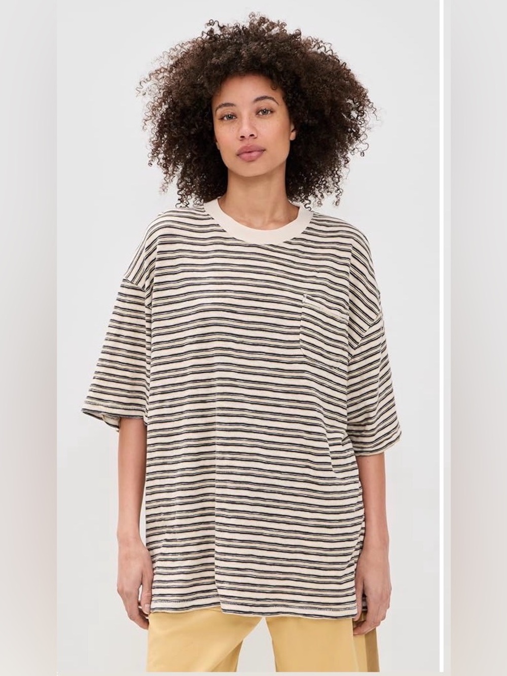 Free People All Love Oversized Pocket Tee